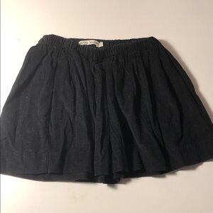 Petit Vilains Black Corduroy Skirt